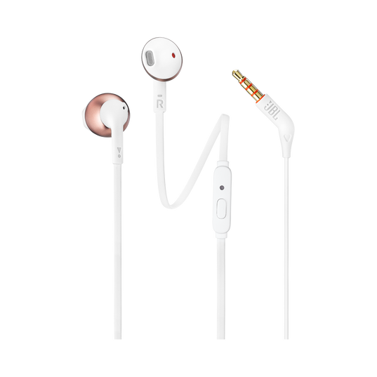 JBL Tune 205 - Rose Gold - Earbud headphones - Hero